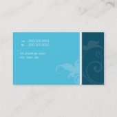 VISITEKAARTJE Elegant Organic Verve (Achterkant)