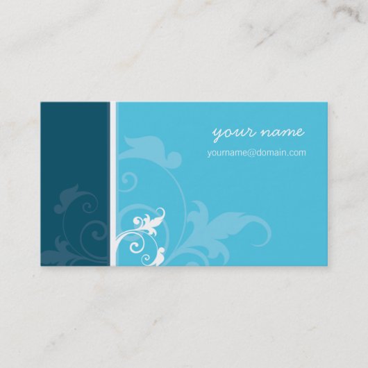 VISITEKAARTJE Elegant Organic Verve (Voorkant)