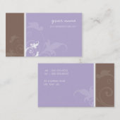 VISITEKAARTJE Elegant Organic Verve (Voorkant / Achterkant)