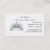 Visitekaartje Elegant Profile Pageant (Achterkant)