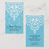 VISITEKAARTJE elegante stijlvolle damast (Voorkant / Achterkant)