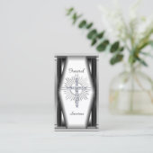 Visitekaartje Elegante Uitvaartdiensten Chrome Eli (Staand voorkant)