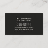 Visitekaartje elektricien | Printbaar ontwerp (Achterkant)