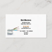 Visitekaartje Elektrische en leidinggevende werken (Achterkant)