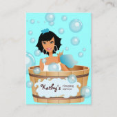 Visitekaartje Emmer bubbels blauw (Voorkant)