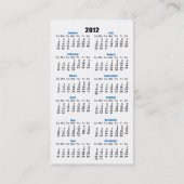 Visitekaartje en agenda organiseren - tabstops #2 (Achterkant)