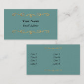 Visitekaartje en/of profielkaarten voor ontwerper (Voorkant / Achterkant)