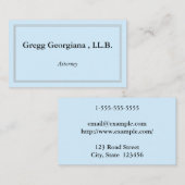 Visitekaartje  en schoon openbaar ministerie (Voorkant / Achterkant)