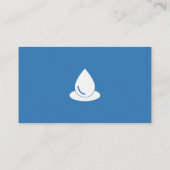 Visitekaartje en waterval van de poolreinigingsser (Achterkant)