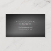 Visitekaartje Engelse taalschool (Achterkant)