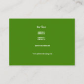 Visitekaartje Engelse tuin Landscaping (Achterkant)