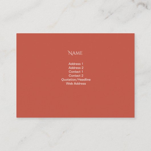 Visitekaartje Engelse tuin Landscaping (Achterkant)