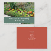 Visitekaartje Engelse tuin Landscaping (Voorkant / Achterkant)