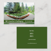 Visitekaartje Engelse tuin Landscaping (Voorkant / Achterkant)