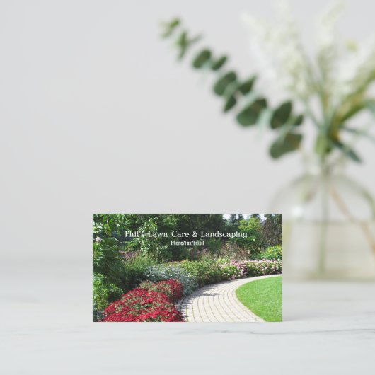 Visitekaartje Engelse tuinen Landscaping (Staand voorkant)