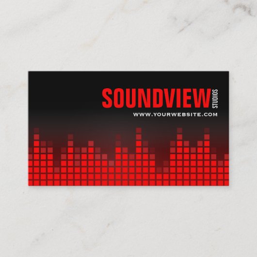 Visitekaartje Equalizer Sound Bars (Voorkant)