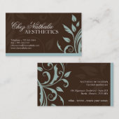 Visitekaartje estheticus (Voorkant / Achterkant)