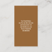 Visitekaartje estheticus (Achterkant)