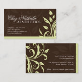 Visitekaartje estheticus (Voorkant / Achterkant)