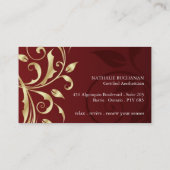 Visitekaartje estheticus (Achterkant)