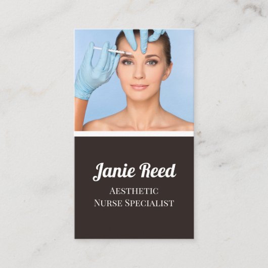 Visitekaartje esthetische zurenspecialisten (Voorkant)