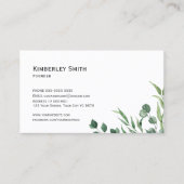 Visitekaartje, Eucalytus Botanicals Visitekaartje (Voorkant)