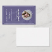 Visitekaartje Event Organizer Contactkaartje (Voorkant / Achterkant)