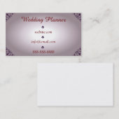 Visitekaartje Event Planner (Voorkant / Achterkant)