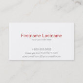 Visitekaartje Event Planner Black en White Stripe (Achterkant)