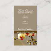 Visitekaartje, Event Planners Visitekaartje (Achterkant)