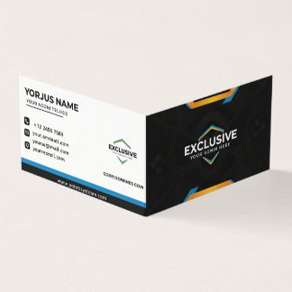 Visitekaartje Exclusive Black