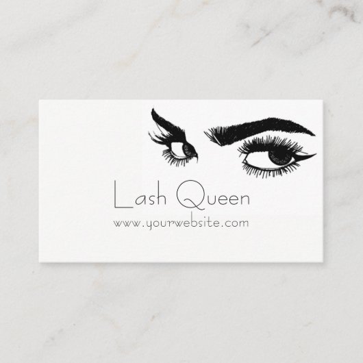 Visitekaartje Eyelash Extensions Studio (Voorkant)