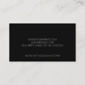 Visitekaartje Eyelash Extensions Studio (Achterkant)