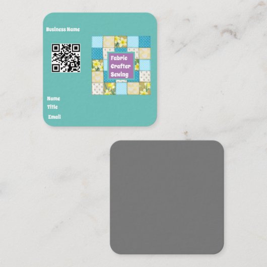 Visitekaartje Fabric Crafter (Voorkant / Achterkant)