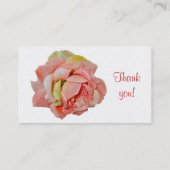 Visitekaartje Fabric Rozen coördineren (Achterkant)