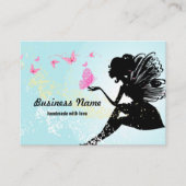 visitekaartje - fee, vlinder, fantastisch (Voorkant)