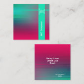 Visitekaartje felle kleuren (Voorkant / Achterkant)