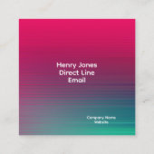 Visitekaartje felle kleuren (Achterkant)