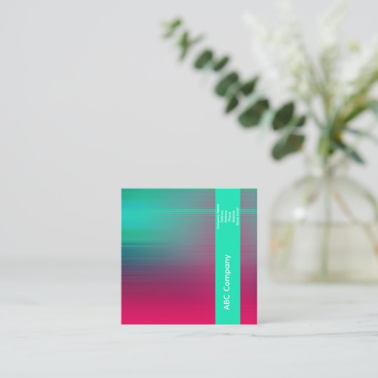 Visitekaartje felle kleuren (Staand voorkant)
