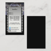 Visitekaartje filmmaker (Voorkant / Achterkant)