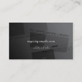 Visitekaartje Filmstijl (Achterkant)