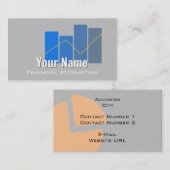 Visitekaartje financiële boekhouding (Voorkant / Achterkant)
