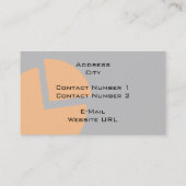 Visitekaartje financiële boekhouding (Achterkant)