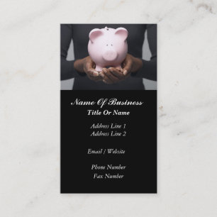 Visitekaartje financiële diensten