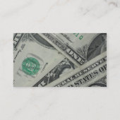 Visitekaartje financiële diensten (Achterkant)