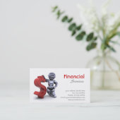 Visitekaartje financiële diensten (Staand voorkant)