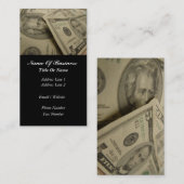 Visitekaartje financiële diensten (Voorkant / Achterkant)