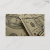 Visitekaartje financiële diensten (Achterkant)