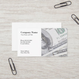 Visitekaartje financiële planning