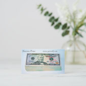 Visitekaartje financiën (Staand voorkant)